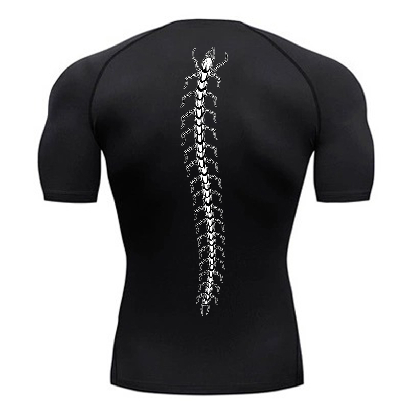 Compression Shirt Workout - Graphic Compression Shirts for Men Gym