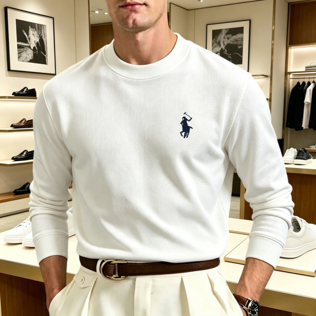 Men'S Fashion Brands - Soft cotton high-end brand men's long