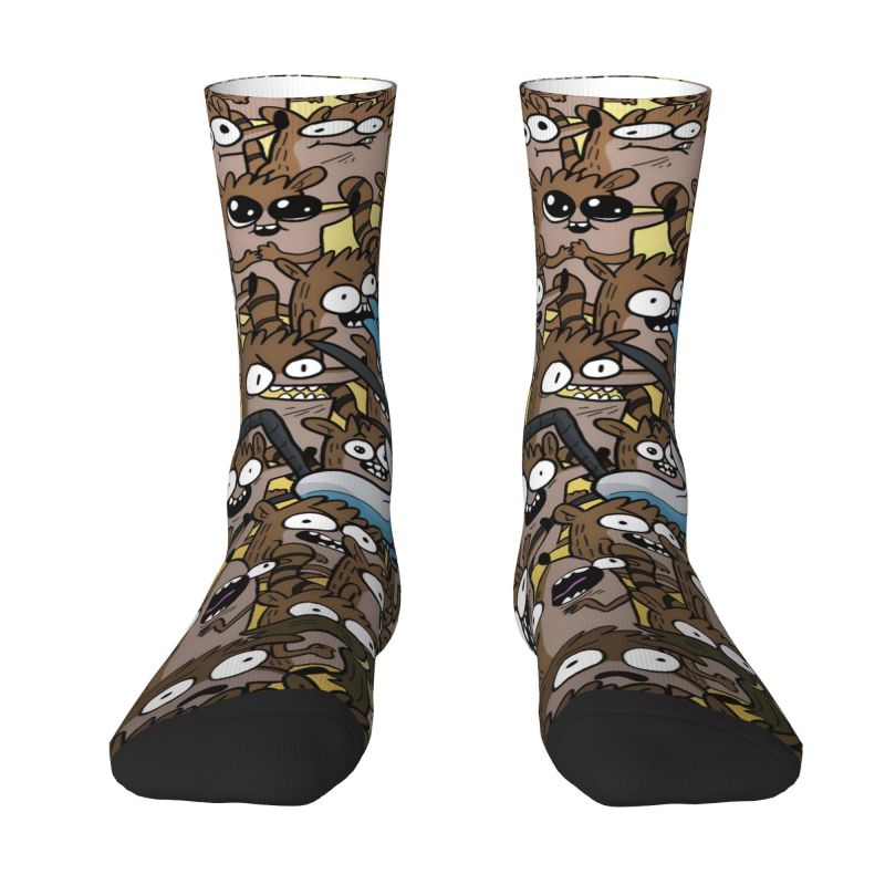 Mens Fashion Dress - Custom R-Regular Show Dress Socks Men