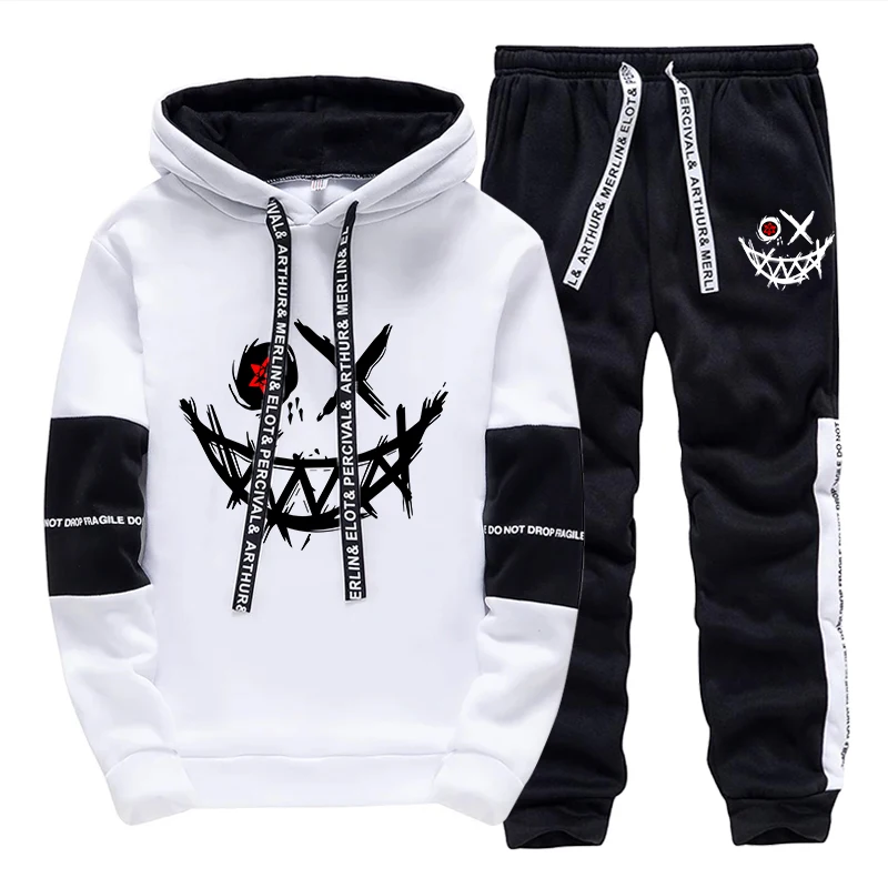 Men'S Fashion Outfits - Men's Set/Hoodie/Pants 2026 Autumn Daily Casual