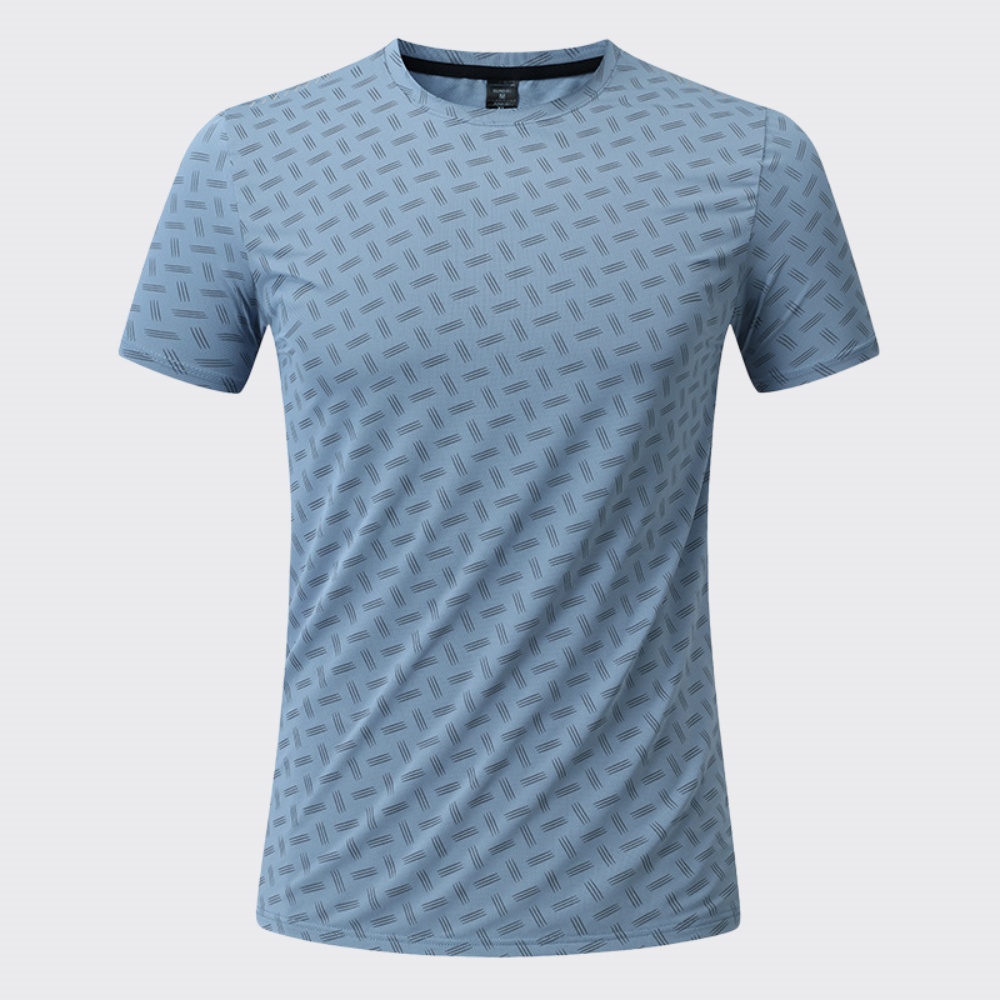 Compression Shirt Workout - Summer Men's Print Compression T-shirt Short