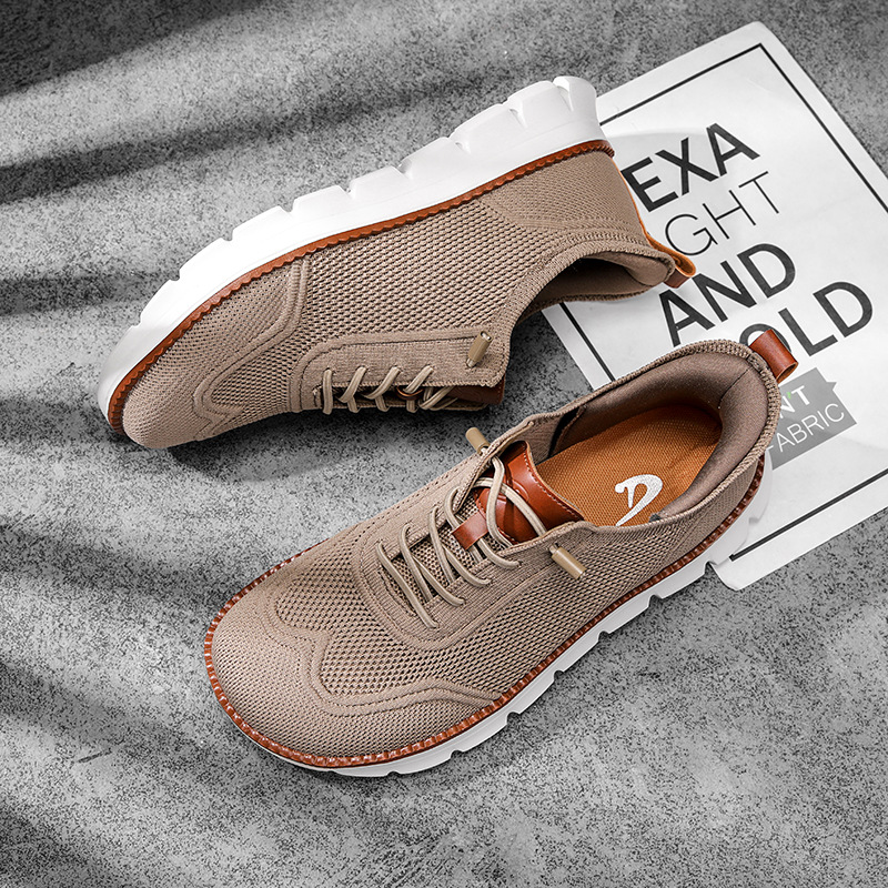 Casual Sneakers Men - Stylish Men Wide Box Shoes Barefoot