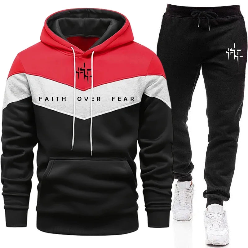 Faith Over Fear Men's Tracksui - đánh giá và giá Men'S Fashion Outfits