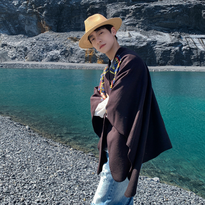 Men's Cape Desert Travel Ethni - đánh giá và giá Mens Fashion Poncho
