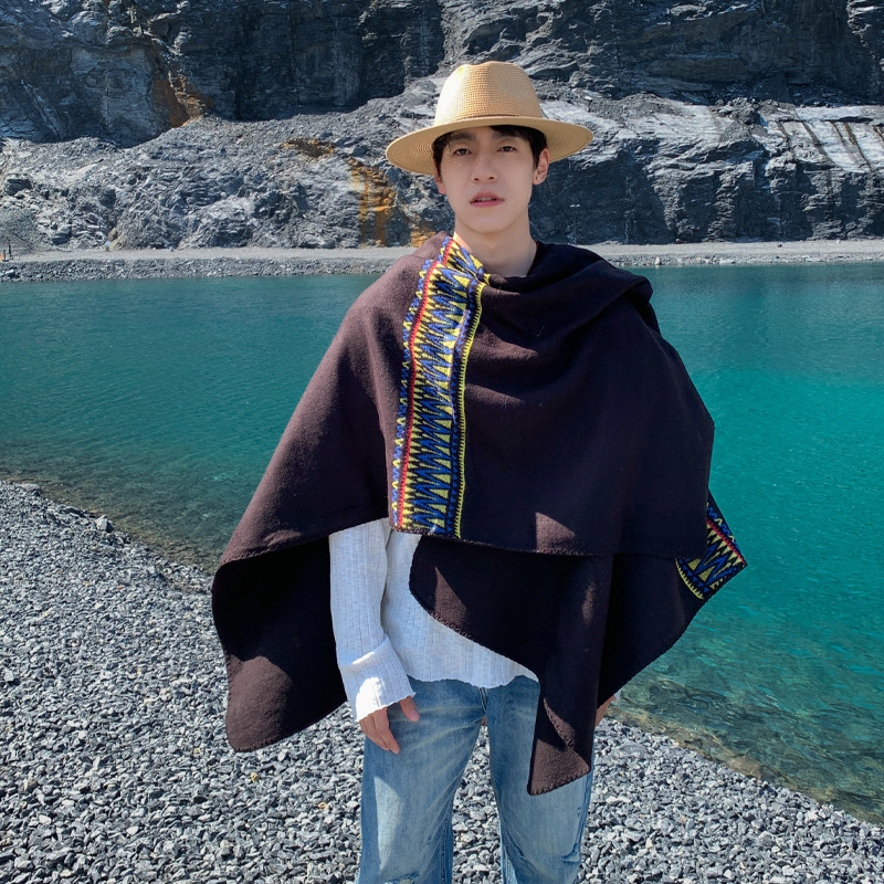 Men's Cape Desert Travel Ethni - đánh giá và giá Mens Fashion Poncho