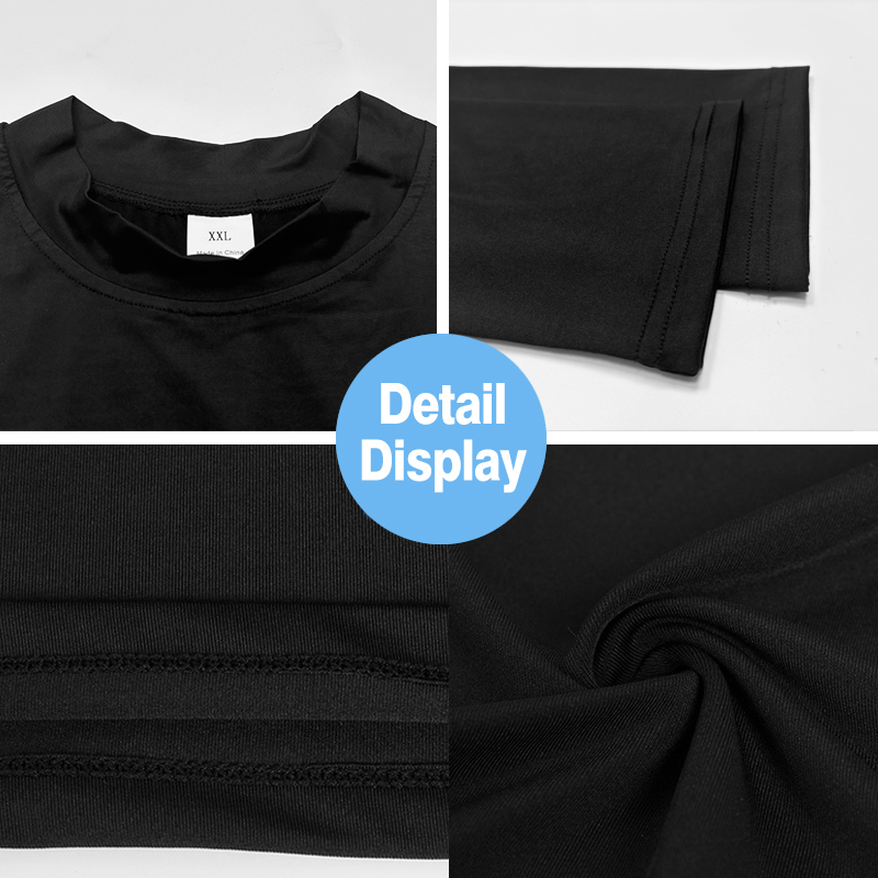 Men's Turtleneck Long-Sleeved  - đánh giá và giá Compression Shirt Workout