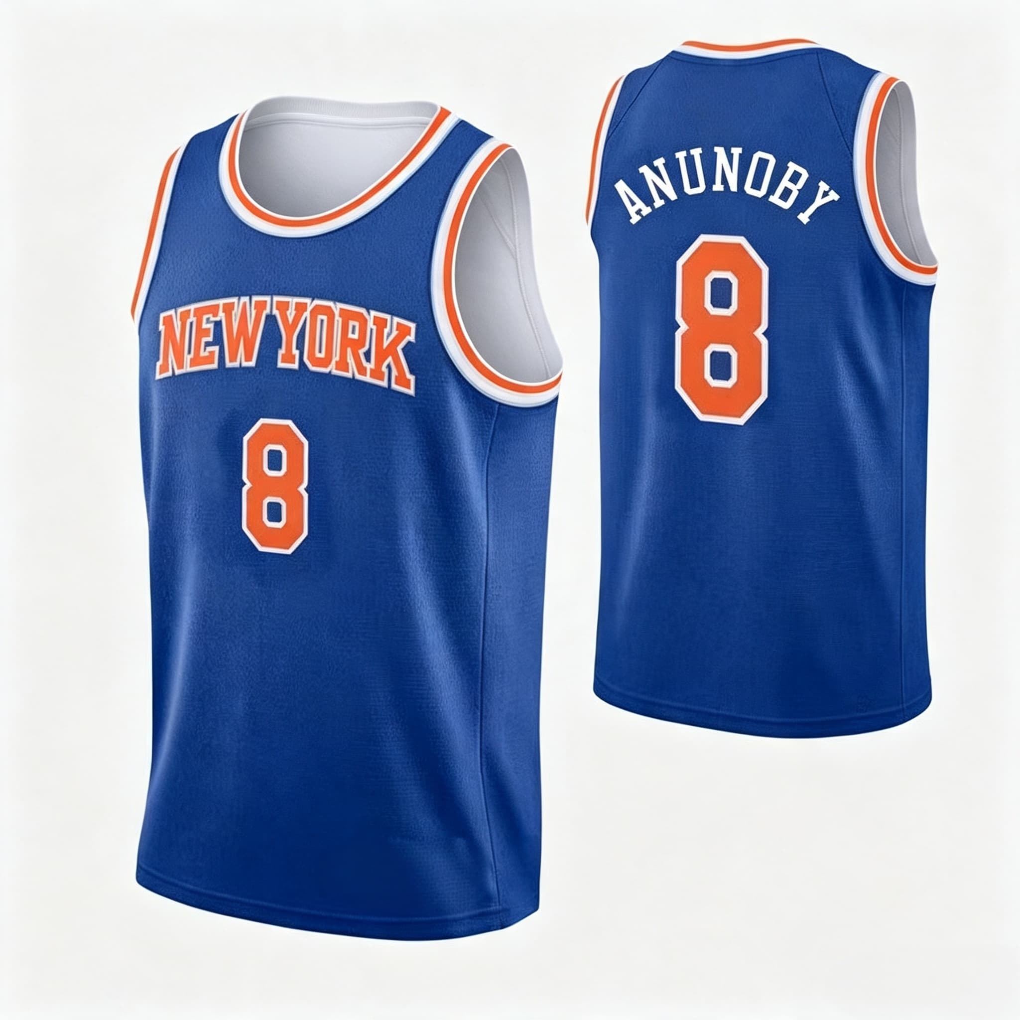 Men Anunoby #8 New York Basket - đánh giá và giá Men'S Fashion New York