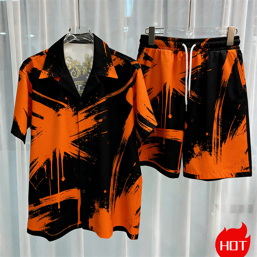 Digital printed men's set fash - đánh giá và giá Men'S Fashion Outfits