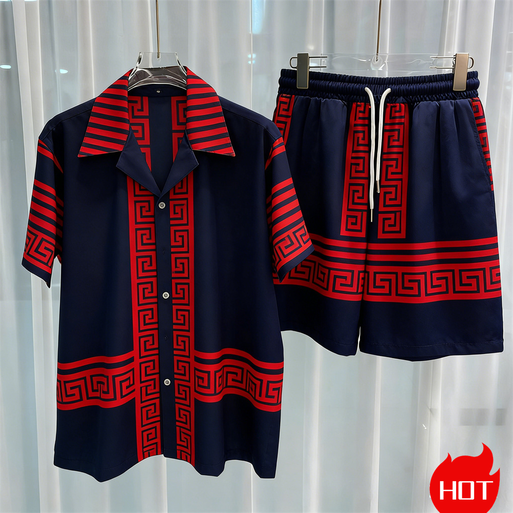 Digital printed men's set fash - đánh giá và giá Men'S Fashion Outfits
