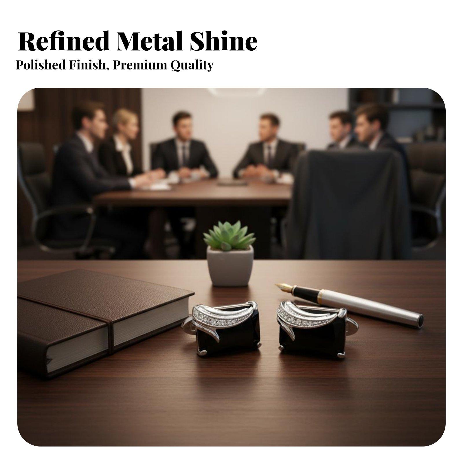 Fashion Crystal Men Cufflinks  - đánh giá và giá Mens Fashion Dress