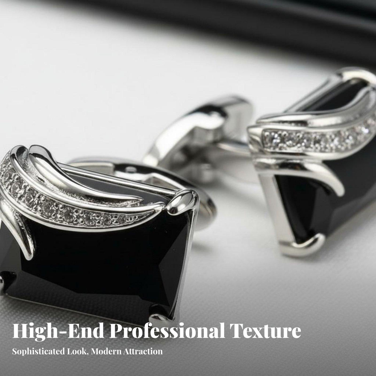 Fashion Crystal Men Cufflinks  - đánh giá và giá Mens Fashion Dress