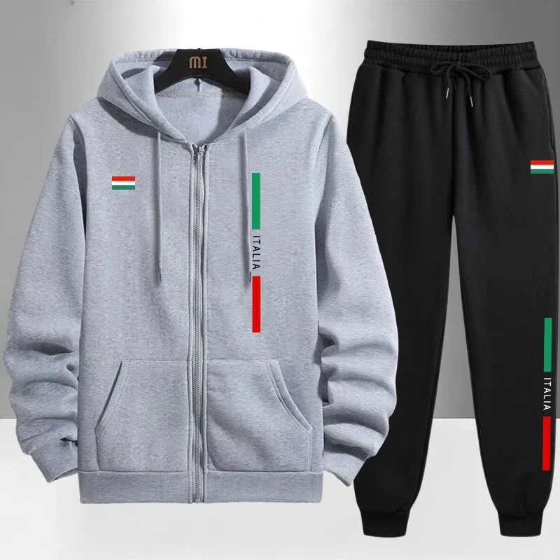 Italy Fashion Men's Set Zipper - đánh giá và giá Mens Fashion Urban
