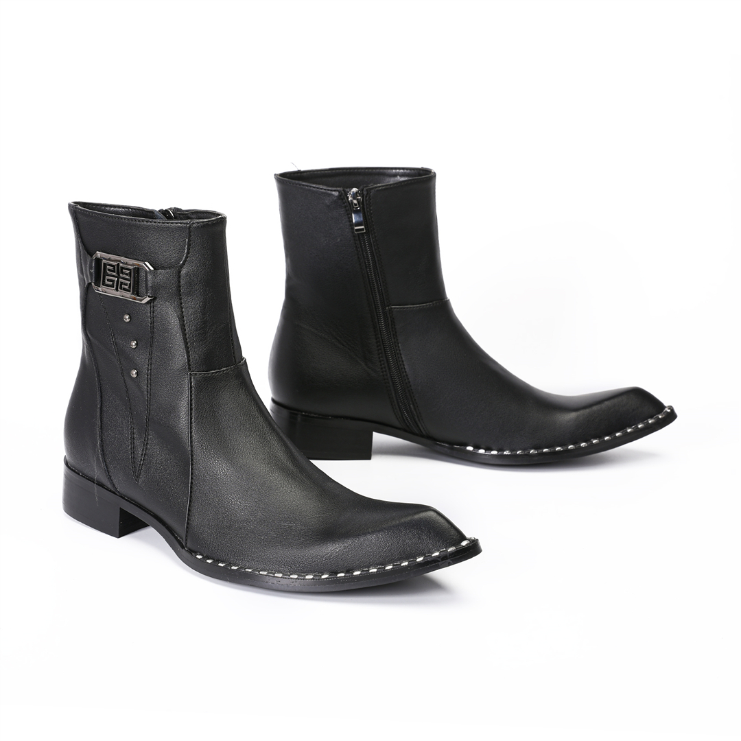 fashion black pointed toe men  - đánh giá và giá Mens Fashion Dress