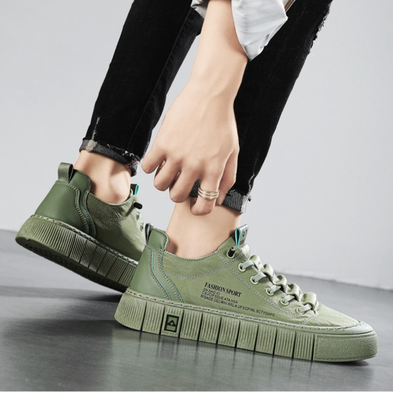 Men's Chunky Sole Low Top Canv - đánh giá và giá Casual Sneakers Men