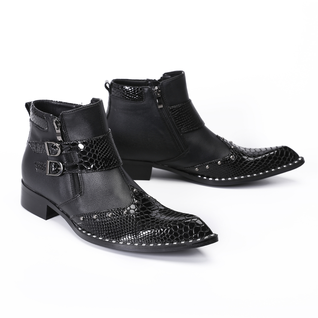 fashion rivets pointed toe men - đánh giá và giá Mens Fashion Dress
