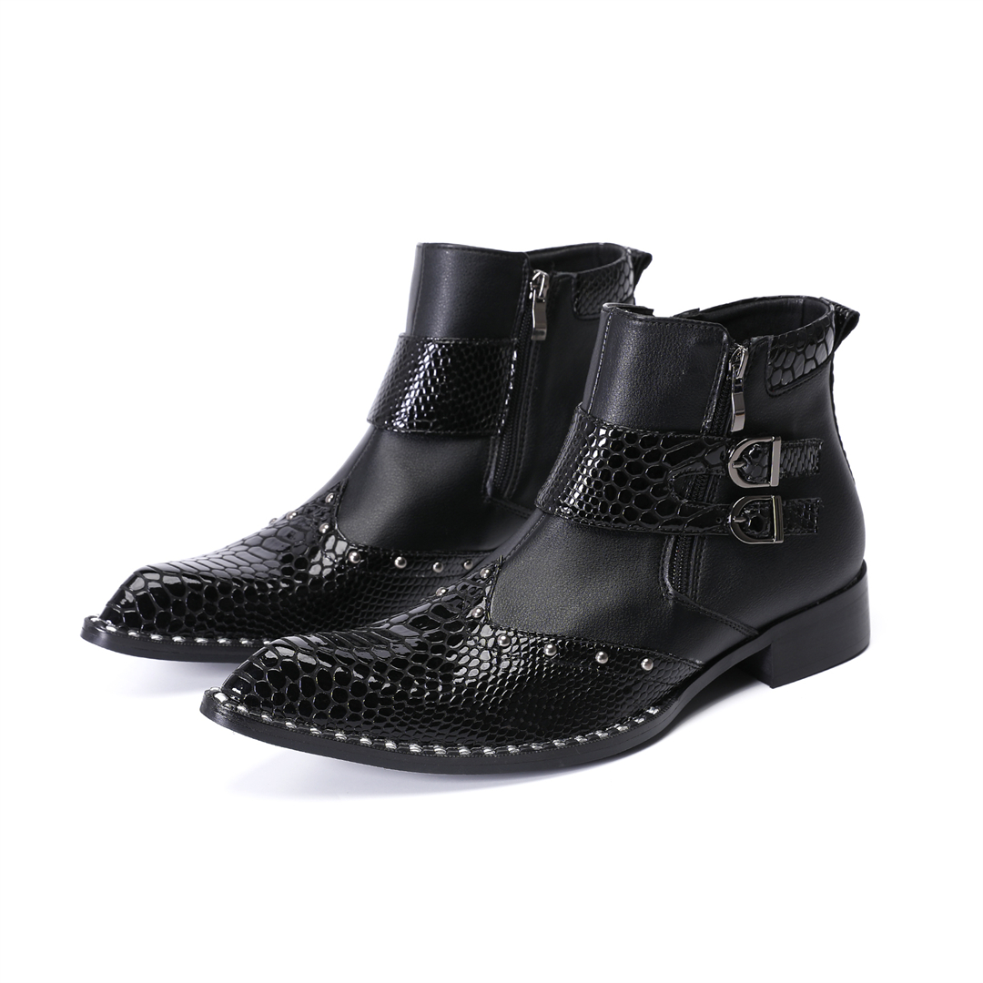 fashion rivets pointed toe men - đánh giá và giá Mens Fashion Dress