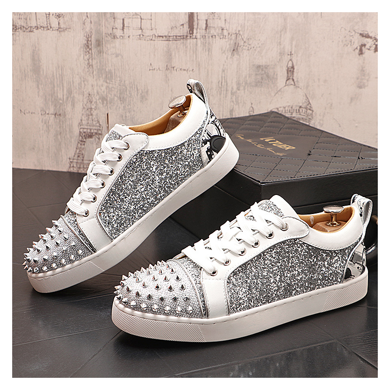 mens luxury fashion silver riv - đánh giá và giá Mens Fashion Dress