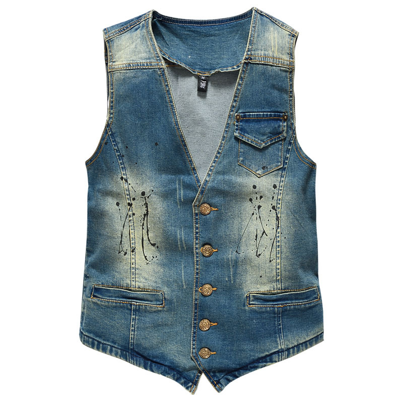 Spring Autumn New Fashion Men' - đánh giá và giá Men'S Fashion Vest With Jeans