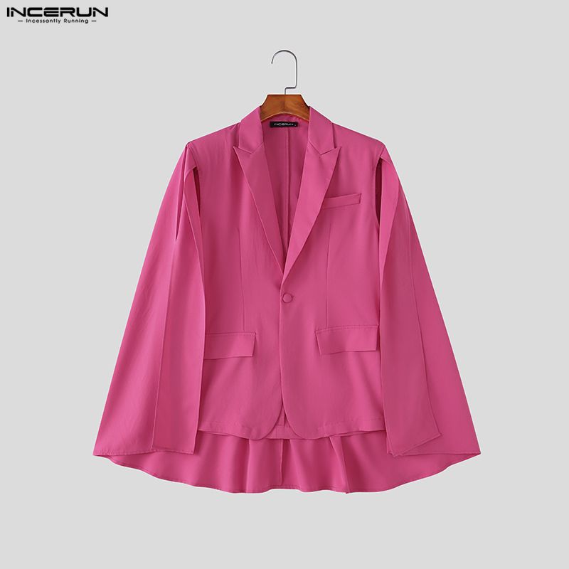 INCERUN Men's Irregular Blazer - đánh giá và giá Mens Fashion Poncho