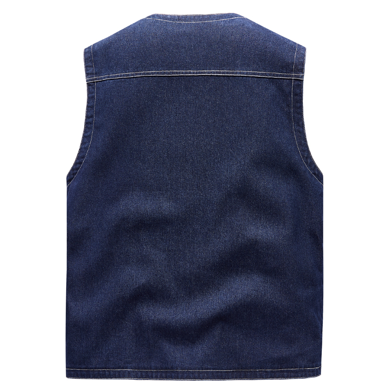 Men Jean Vest Outerwear Denim  - đánh giá và giá Men'S Fashion Vest With Jeans