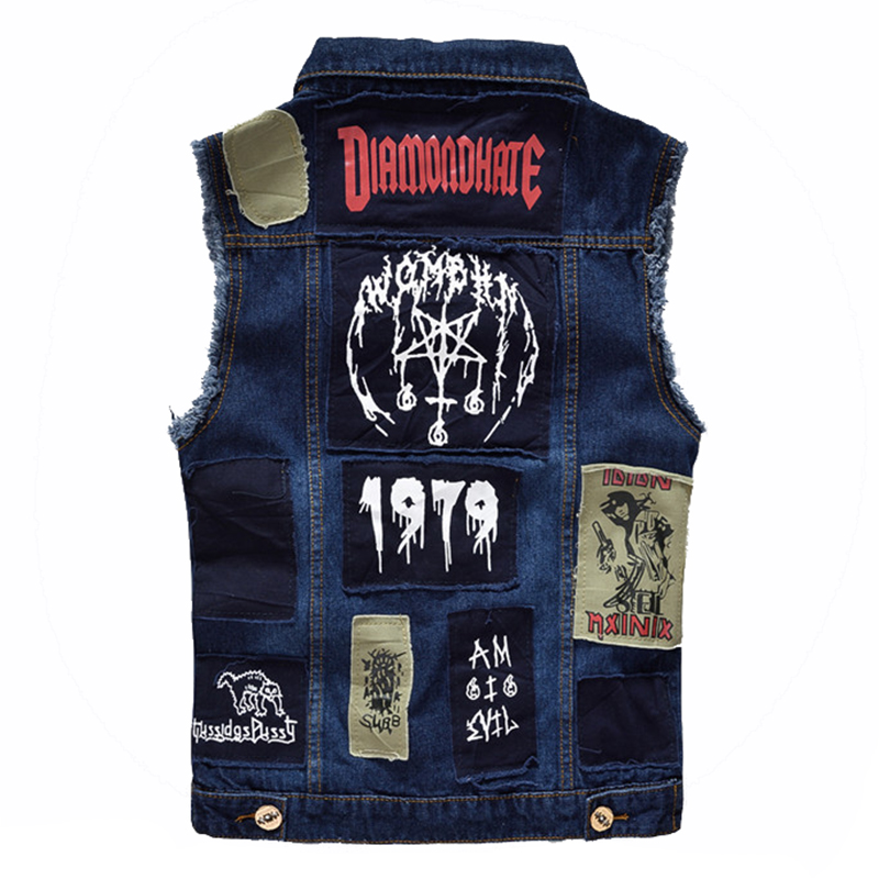 Cổ Điển Vintage Quần Jean Nam  - đánh giá và giá Men'S Fashion Vest With Jeans