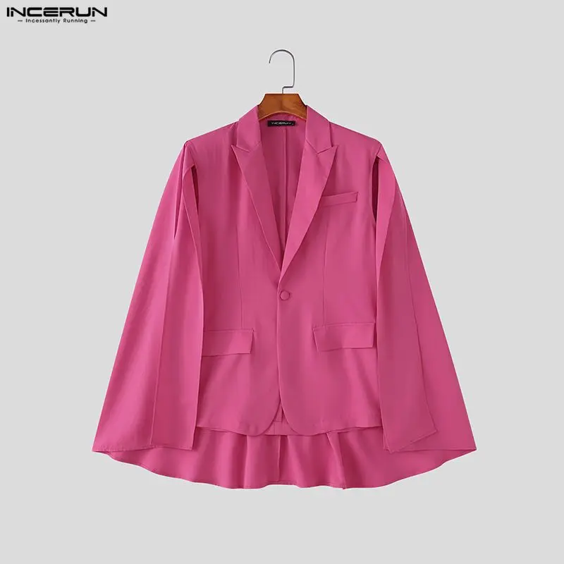 INCERUN Men's Irregular Blazer - đánh giá và giá Mens Fashion Poncho