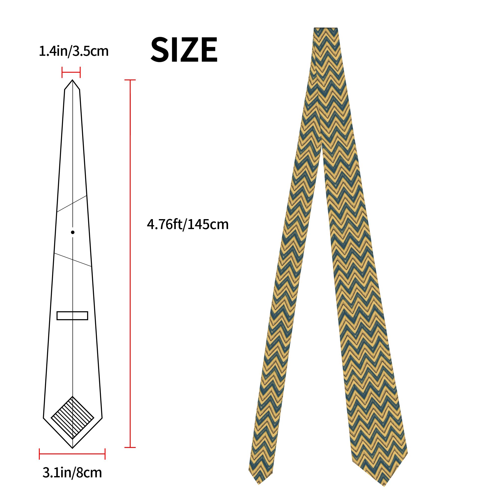 Hand Drawn Chevron Zig Zag Tie - đánh giá và giá Mens Fashion In The 1920S