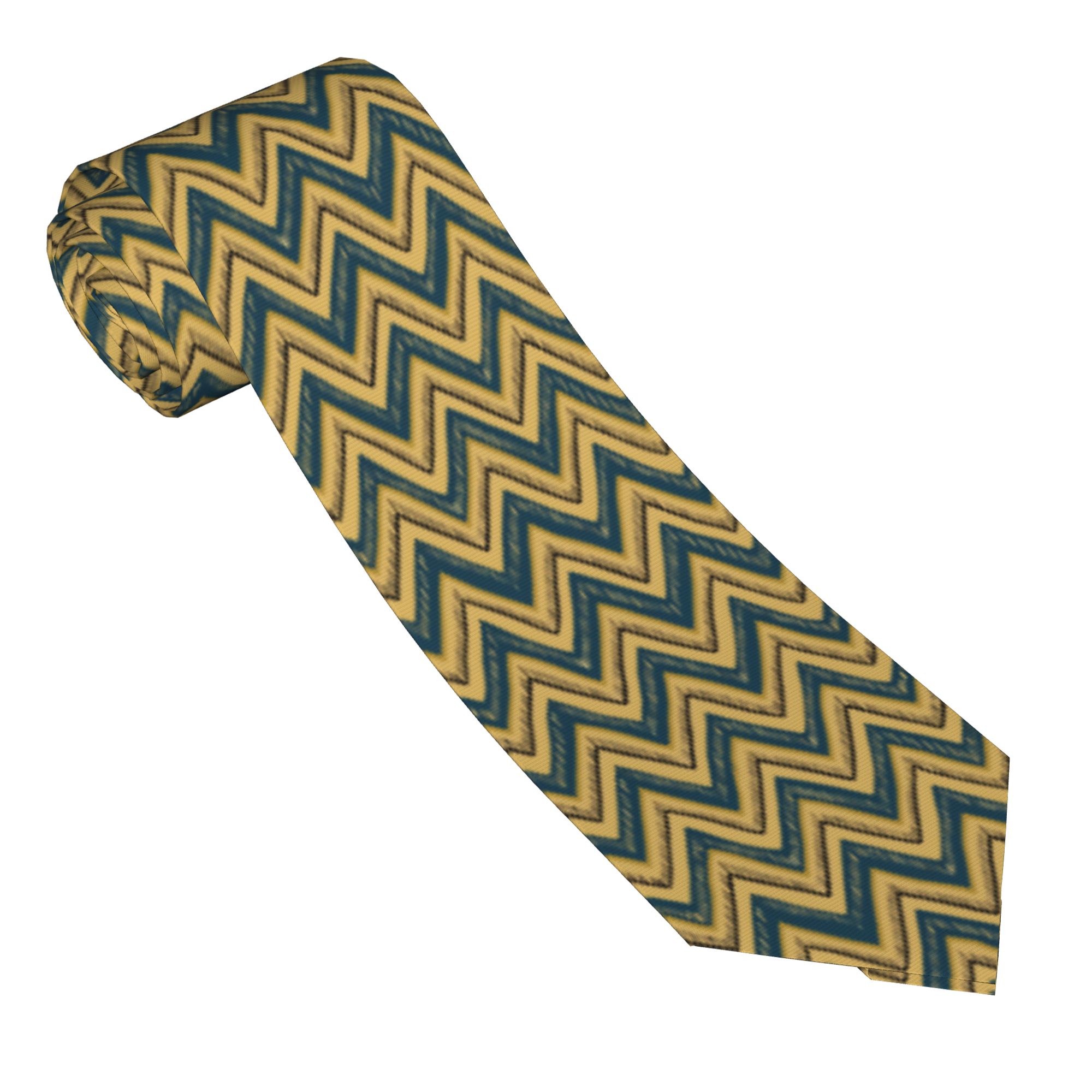 Hand Drawn Chevron Zig Zag Tie - đánh giá và giá Mens Fashion In The 1920S