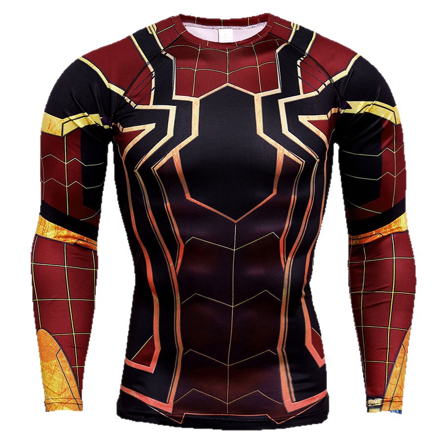Anime Superhero Cosplay Costum - đánh giá và giá Compression Shirt Workout