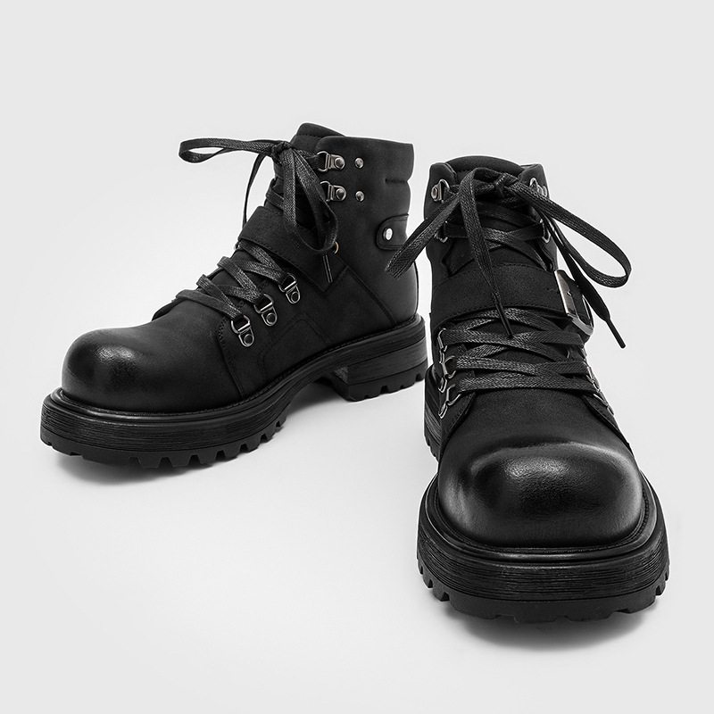 Brand Men Leather Boots Motorc - đánh giá và giá Men'S Fashion Brands