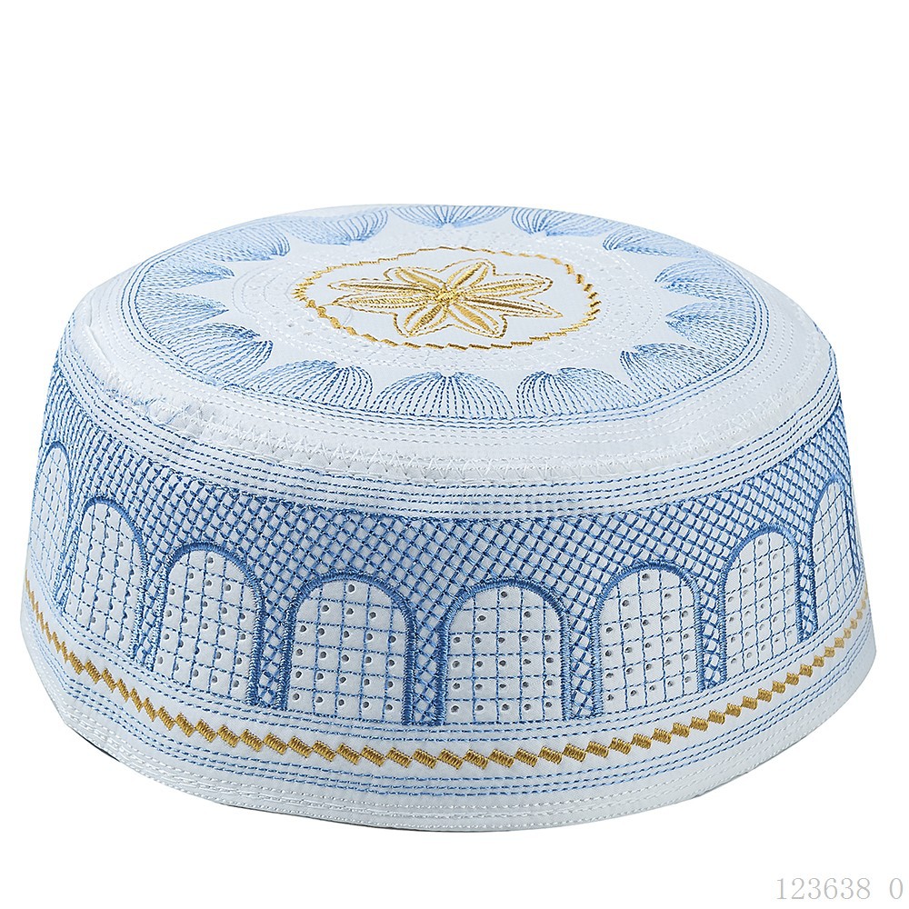 Cotton Embroidery Muslim Men P - đánh giá và giá Mens Fashion Caps