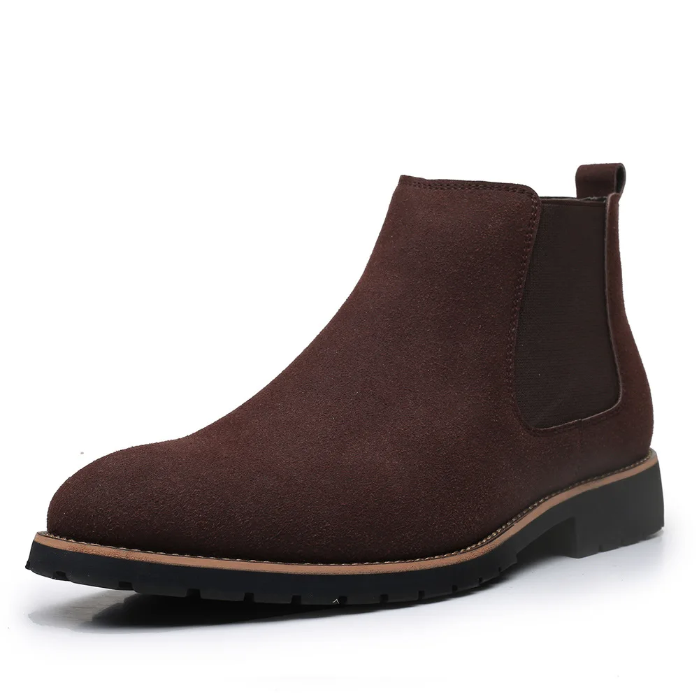 Men Ankle Boots British Style  - đánh giá và giá Mens Fashion Dress