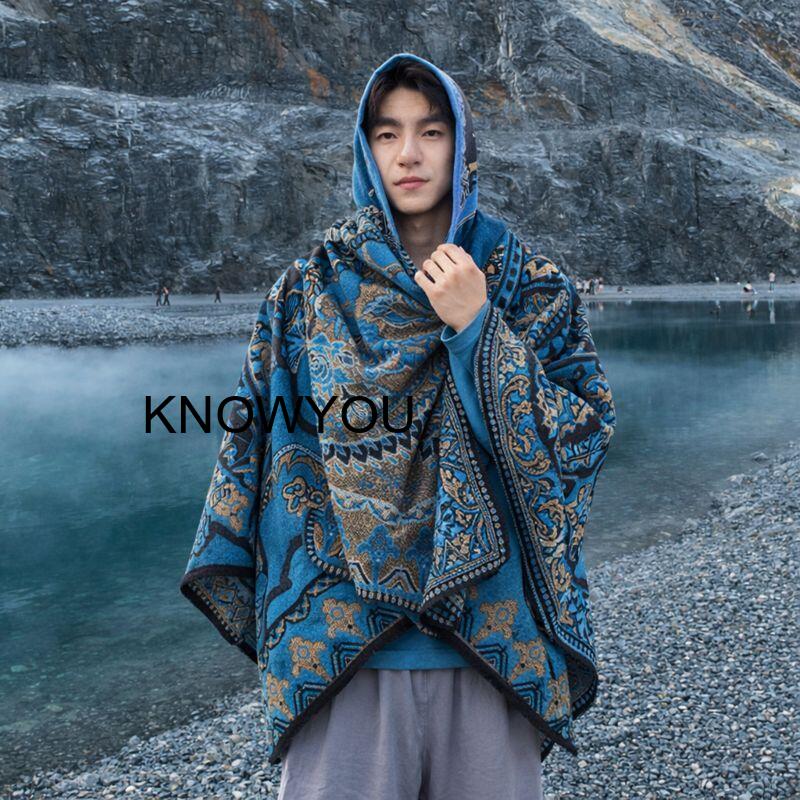 Men's Thick Outdoor Traveling  - đánh giá và giá Mens Fashion Poncho