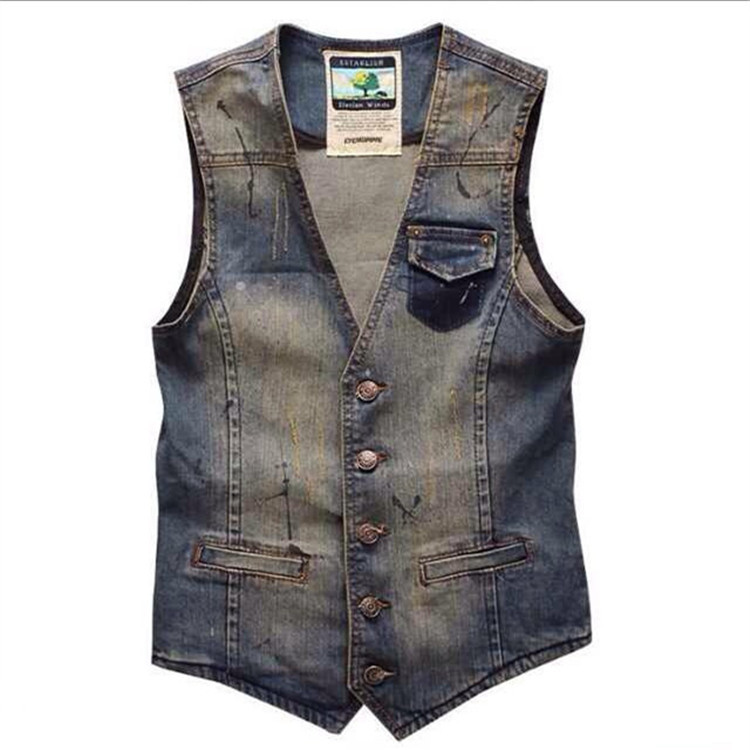 Spring Autumn New Fashion Men' - đánh giá và giá Men'S Fashion Vest With Jeans