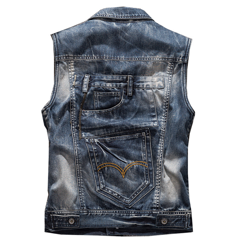Fashion Jean Waistcoat Motorcy - đánh giá và giá Men'S Fashion Vest With Jeans