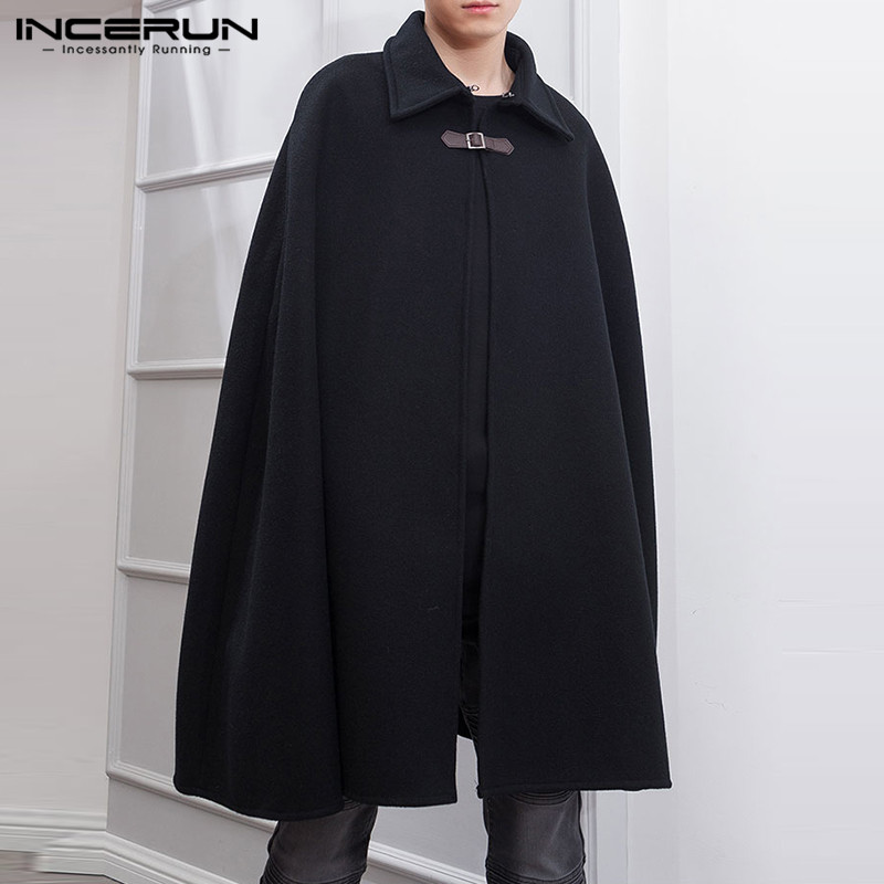 Fashion Men's Cloak Coats Lape - đánh giá và giá Mens Fashion Poncho