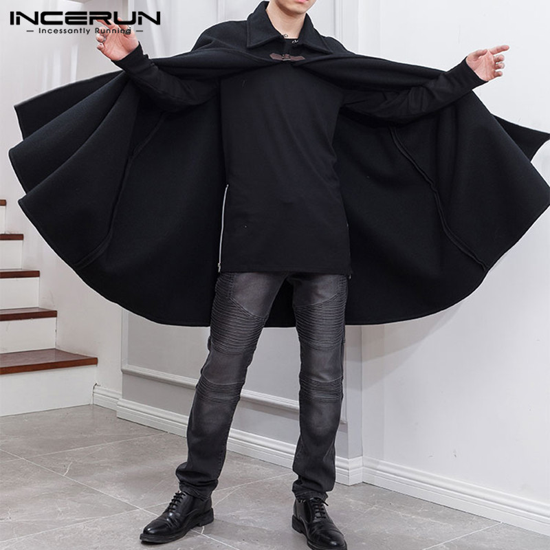 Fashion Men's Cloak Coats Lape - đánh giá và giá Mens Fashion Poncho