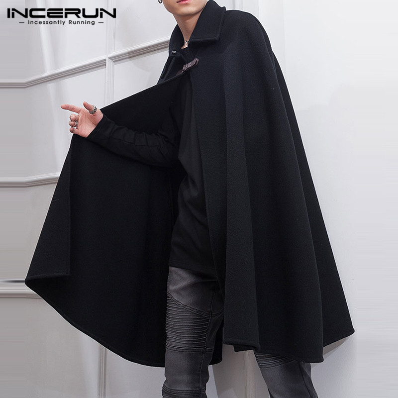 Fashion Men's Cloak Coats Lape - đánh giá và giá Mens Fashion Poncho