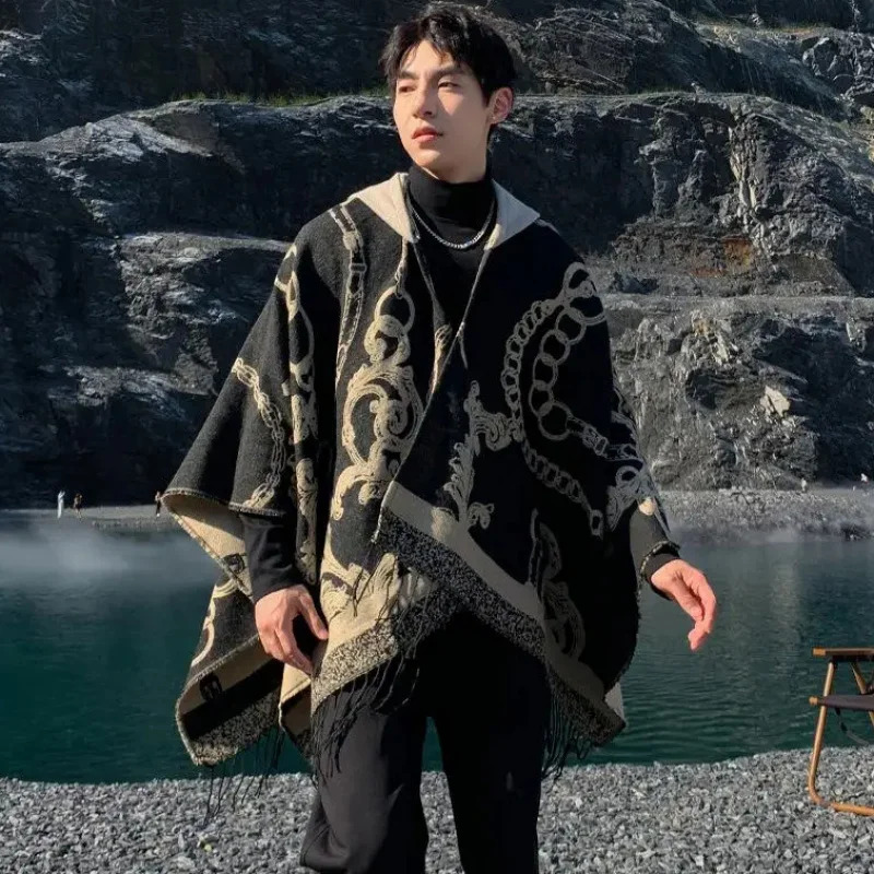 2026 Women Coat Cape Coat Men  - đánh giá và giá Mens Fashion Poncho