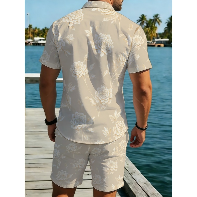 Men's Summer Polyester Floral  - đánh giá và giá Men'S Fashion Outfits