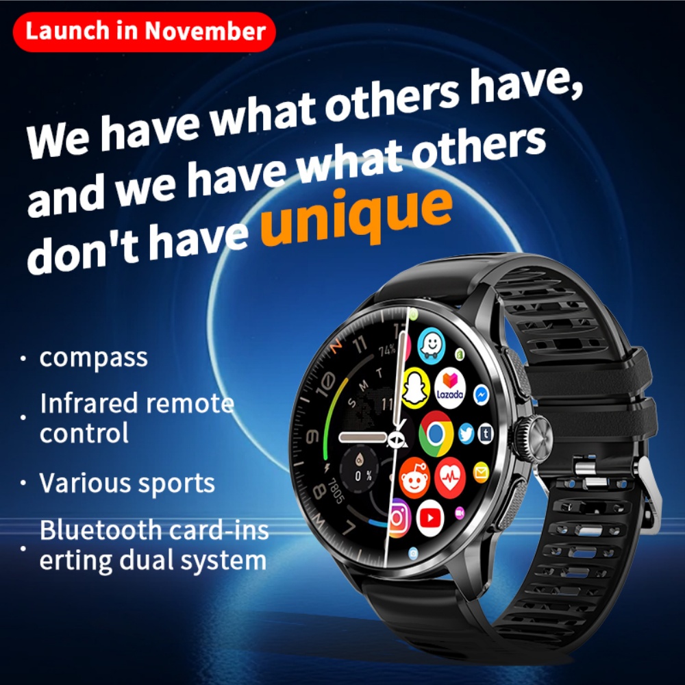 H100 Android Smart Watch 4G/5G - đánh giá và giá Men'S Fashion App