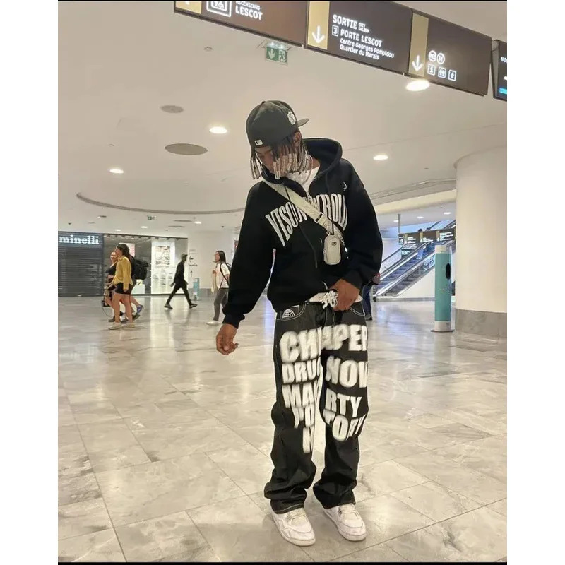 2026 New Hip Hop Letter Printe - đánh giá và giá Men'S Fashion Vest With Jeans