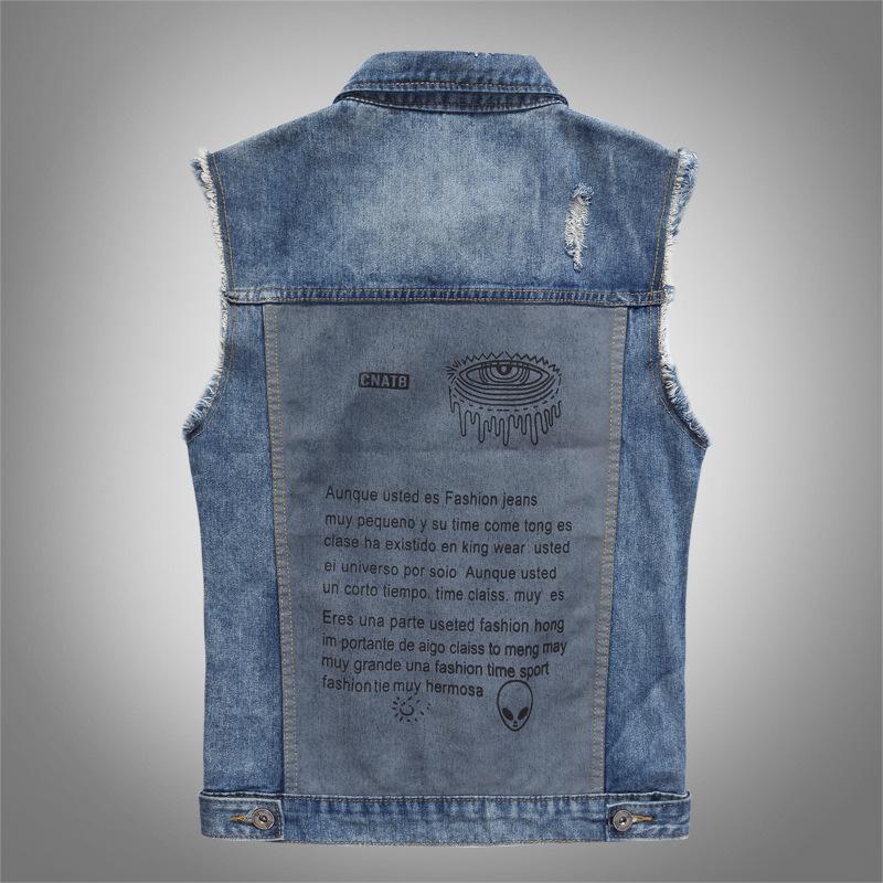 New Fashion Men Blue Casual Ri - đánh giá và giá Men'S Fashion Vest With Jeans
