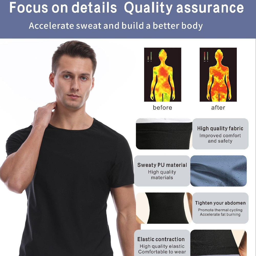 1PCS Men's Sauna Shirt Short S - đánh giá và giá Compression Shirt Workout